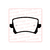 Pastillas Litton Volkswagen Passat 07/... // Tiguan 09/... Trasero - comprar online