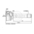 Junta Homocinética Mitsubishi Pick Up Montero 4x4 86/.. Seguro Medio. Lado Rueda. - WALGER SRL