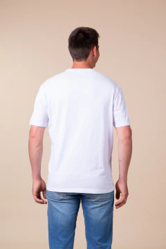 Camiseta Masculina Premium Branca - Elemento Viva