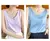 Top de alça feminino halter decote em v básico branco cami sem mangas cetim se - comprar online