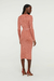 Saia Midi Tricot Canelado Lurex Colors - Animale