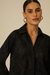 Camisa Seda Bordado - Maria Filó