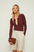 Bermuda De Linho Bege Sand - Animale - Sandra Galvao Boutique