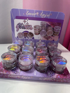 Glitter prensado Pote Amor Anjo