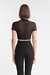 FONDA CROP TOP SHEER - comprar en línea