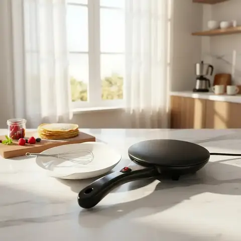 Panquequera eléctrica Winco antiadherente