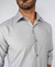 CAMISA FIBRA DE BAMBU COM ELASTANO SOCIAL CINZA CLARO - loja online