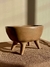 Bowl Ovalado 4 pies - Rojo Vivo | Artesanía Mexicana de Autor Hecha a Mano