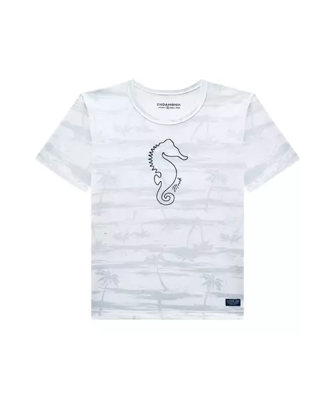 Camiseta Cavalo Marinho - Onda Marinha - comprar online