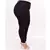 Imagem do Calça Jeans Preta Feminina Plus Size Cintura Alta Com Lycra Elastano Premium efeito Empina Bumbum