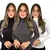 Kit 3 Blusa De Frio Cacharrel Feminina Gola Alta Trico - comprar online