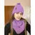 Kit Conjunto Gola Cachecol e Gorro Touca De Lã Quentinho Inverno Acessórios