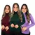 Kit 3 Blusa De Frio Cacharrel Feminina Gola Alta Trico - Lunvion
