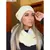 Conjunto Unissex Gorro Touca + Gola Cachecol Infinito Tricot Lã Macio Nova Tendência Moda De Inverno - Lunvion
