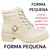 Bota feminina Virginia inverno 2025 bota cano curto solado tratorado outono inverno - COTURNO FEMININO OFF WHITE / PRETA - loja online