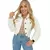 Casaco Teddy jaqueta cropped feminina pelúcia moda blogueira outono inverno