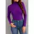Blusa Cacharrel Feminina Manga Longa Segunda Pele Suplex Gola Alta - loja online