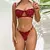 Lingerie de renda transparente para mulheres, sutiã ultrafino, calcinha erótic - comprar online