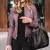 Jaqueta de couro falso slim fit feminina clássica moto biker jaqueta de couro - comprar online