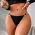 Fio dental cintura baixa cetim prateado lingerie sexy respirável roupa íntima feminina tanga feminina - comprar online