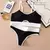Conjunto de sutiã esportivo e calcinha sem costura feminino, roupa íntima de algodão vazada, costas em U, sutiã push-up, conjunto de lingerie sexy confortável na internet