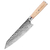 Imagen de Cuchillo de cocina manual de acero de Damasco