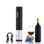 Abridor de vino eléctrico, sacacorchos automático con cortador de papel de alu