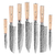 Cuchillo de cocina manual de acero de Damasco - tienda online