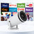 Proyector HD para el hogar, portátil, Bluetooth, miniteléfono 4K, proyector de