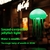 Lámpara de ambiente de medusas, luz LED nocturna de medusas, lámpara portátil - comprar online