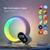 Reloj despertador con pantalla digital analógica y luz Q creativa, con Bluetoot