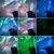 ESHINY-proyector láser de luz LED RGB con batería recargable, dispositivo de i en internet