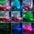 ESHINY-proyector láser de luz LED RGB con batería recargable, dispositivo de i