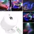 ESHINY-proyector láser de luz LED RGB con batería recargable, dispositivo de i - tienda online