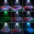 ESHINY-proyector láser de luz LED RGB con batería recargable, dispositivo de i