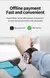 Imagen de Reloj inteligente PGD 4G LTE GPS tarjeta SIM Wifi NFC cámara Dual almacenamient