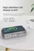 Reloj despertador eléctrico LED con cargador inalámbrico, reloj despertador di