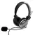 Auriculares de juegos con fio, de música con micrófono en internet