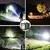 Linterna LED superbrillante para acampar, reflector portátil recargable por USB