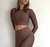 Crop top / AISHA (adobe) - comprar online