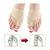 2 peças separador de dedo do pé hálux valgus joanete corretor ortopédico pé - comprar online