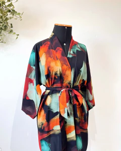 Kimono arte em brasa