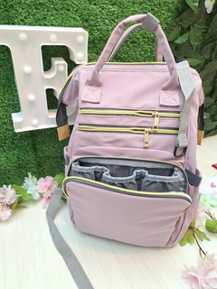 Banner de la categoría mochila pañalera lila