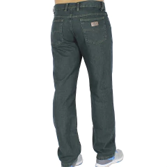 Calça jeans tradicional - Verde na internet