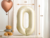 Globos Números Beige - comprar online