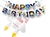 Guirnalda simple: Happy Birthday Astronauta - comprar online