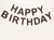 Guirnalda simple: Happy Birthday Chocolate - Fiesta en Casa Rosario