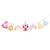 Guirnalda doble: Guirnalda de Vestidos de Princesas + Guirnalda Happy Birthday Iris - tienda online