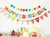 Guirnalda Triple: Birthday Divertido con pastel -Globos - Banderines - comprar online