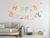 Guirnalda simple: Happy Birthday Divertido con smile - comprar online